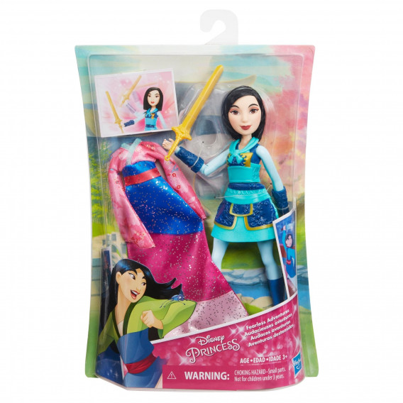 Păpușă Mulan cu două ținute Disney Princess 210510 2
