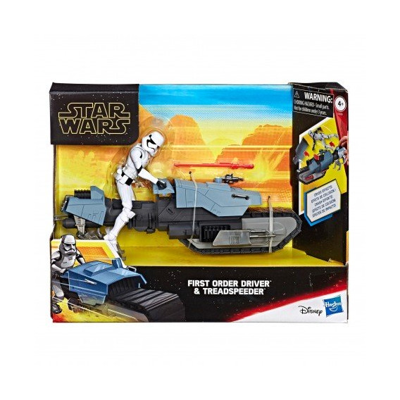 Set de figurine și șofer First Order & vehicul Treadspeeder  Star Wars 210647 4
