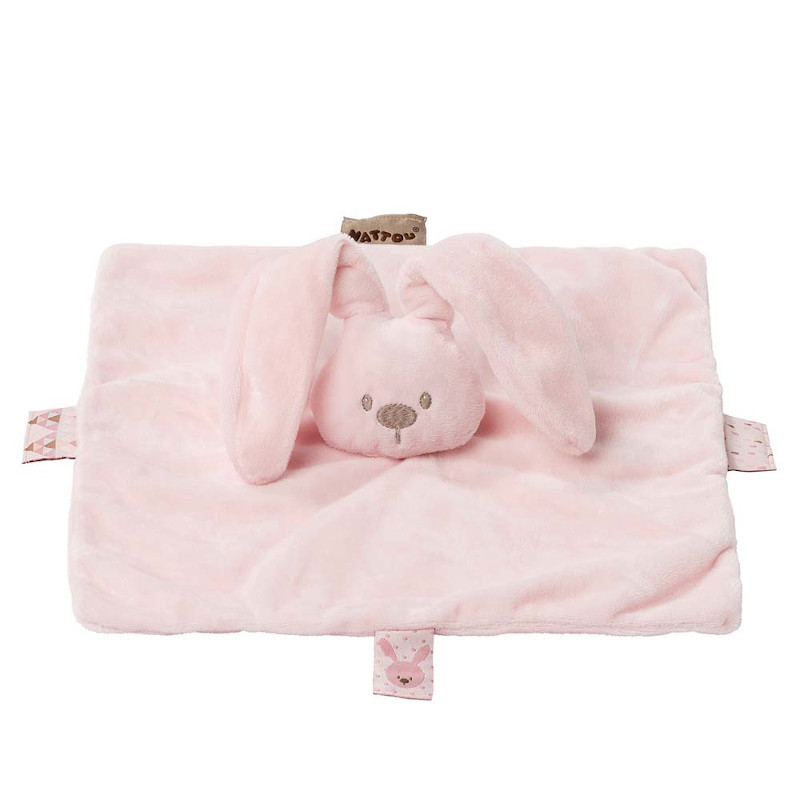 Jucărie moale, pătură, roz, 26 x 26 cm  211031