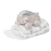 Păturică cu jucărie pentru bebeluși Inter Baby 21104 