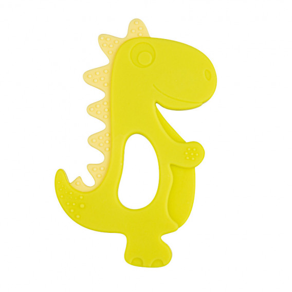 Jucărie din silicon, dinozaur, galben Canpol 211136 