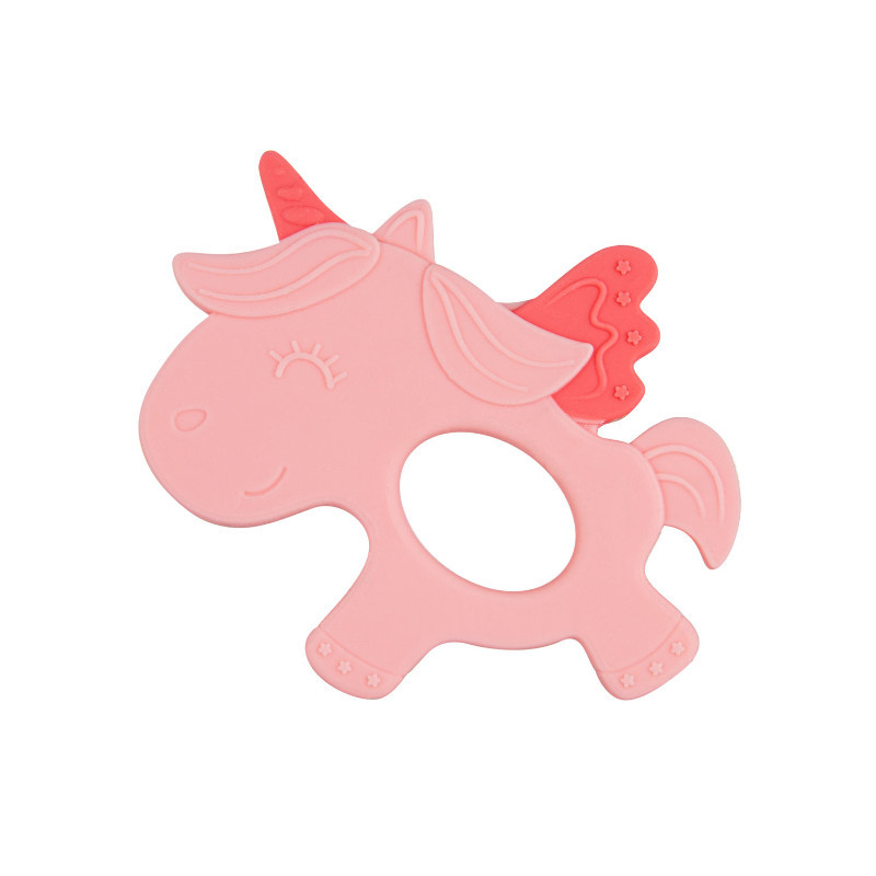 Jucărie din silicon, Unicorn, roz  211138