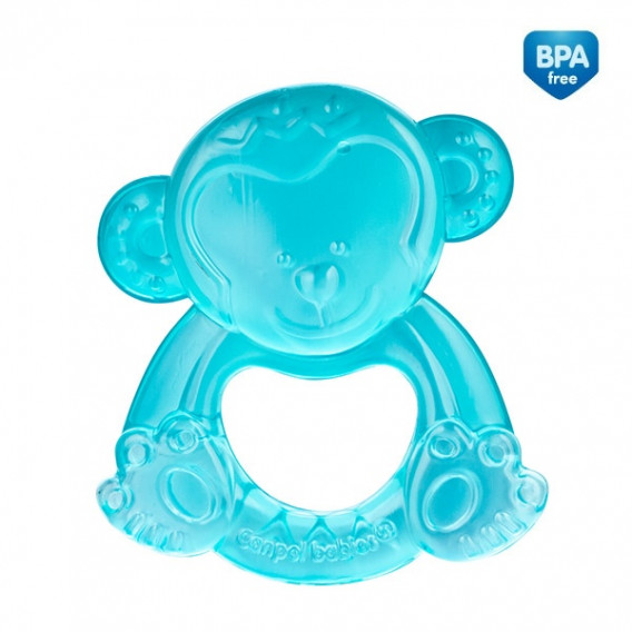 Jucărie dentiție cu apă, Maimuță, albastră Canpol 211145 