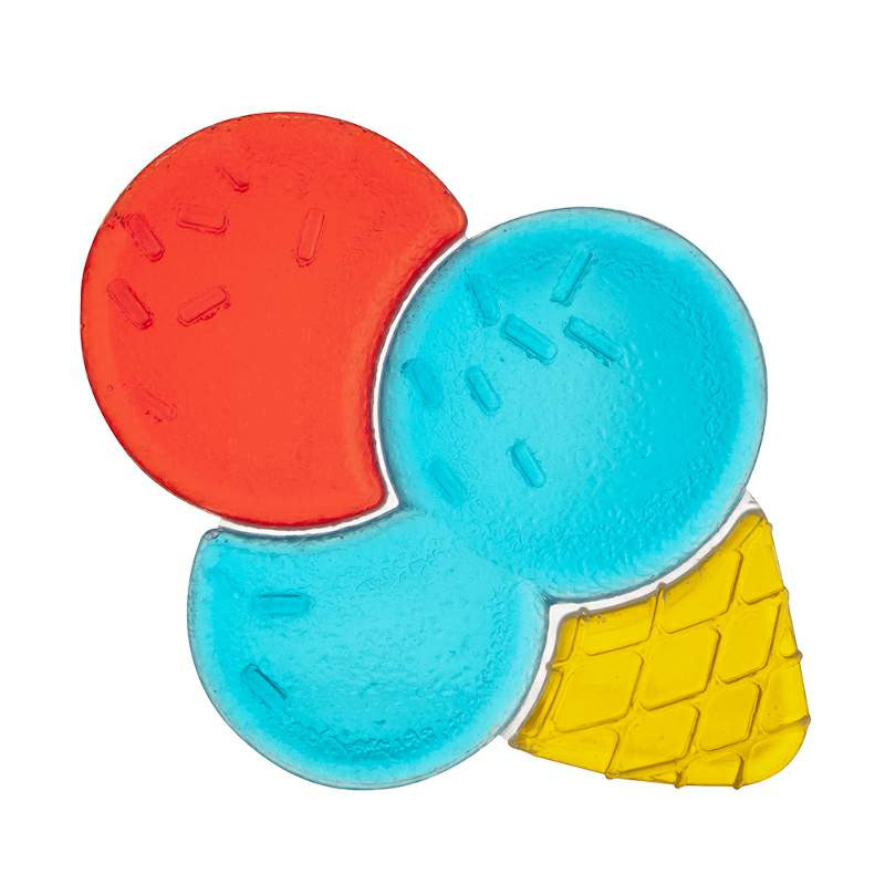 Jucărie dentiție cu apă, înghețată, albastră  211148