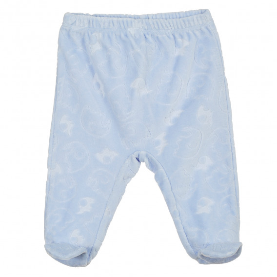 Set de pijama din două piese pentru bebeluși, albastru și alb Benetton 211784 7