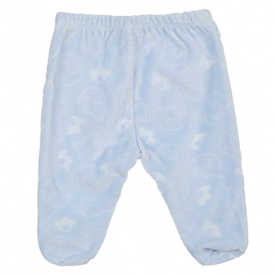 Set de pijama din două piese pentru bebeluși, albastru și alb Benetton 211786 9