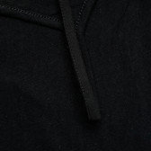Bluză din bumbac cu bretele subțiri în negru Benetton 211885 2