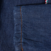 Pantaloni cu curea decorativă pentru bebeluși, culoare albastru Benetton 211957 3