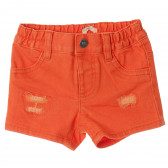 Pantaloni scurți pentru bebeluși, portocalii Benetton 212015 