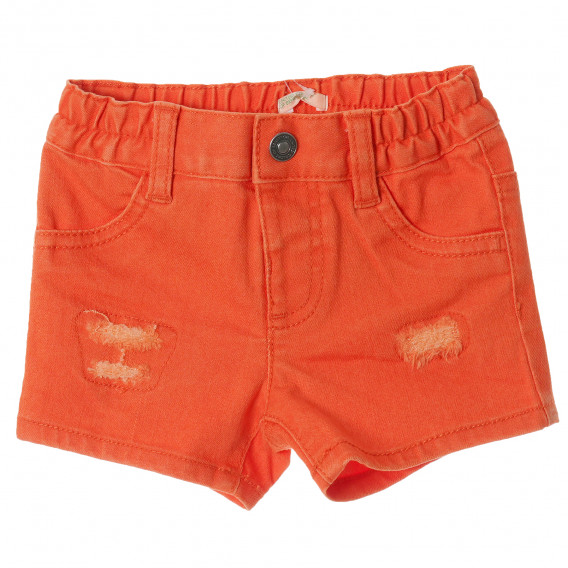 Pantaloni scurți pentru bebeluși, portocalii Benetton 212015 