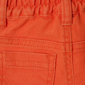Pantaloni scurți pentru bebeluși, portocalii Benetton 212017 3