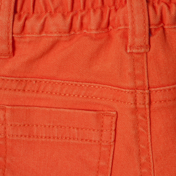 Pantaloni scurți pentru bebeluși, portocalii Benetton 212017 3