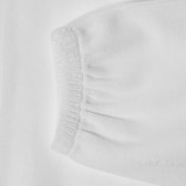 Pantaloni pentru bebeluși cu bucle, albi Benetton 213097 3