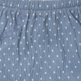 Pantaloni scurți din bumbac cu imprimeu figural pentru bebeluși, albastru Benetton 213124 2