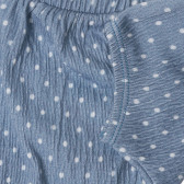 Pantaloni scurți din bumbac cu imprimeu figural pentru bebeluși, albastru Benetton 213125 3