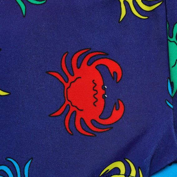 Costum de baie cu aplicație de crab Benetton 213159 2
