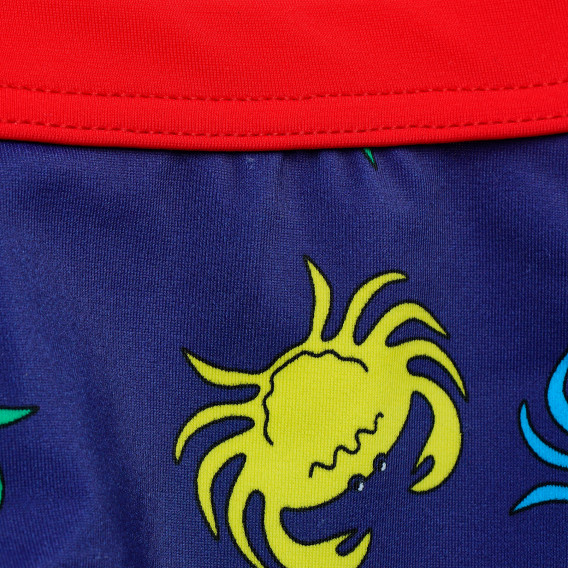 Costum de baie cu aplicație de crab Benetton 213160 3