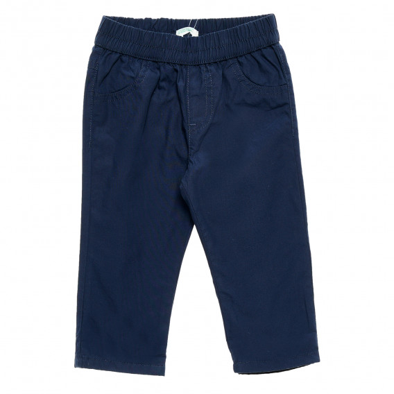 Pantaloni cu căptușeală în albastru pentru băieți Benetton 213603 