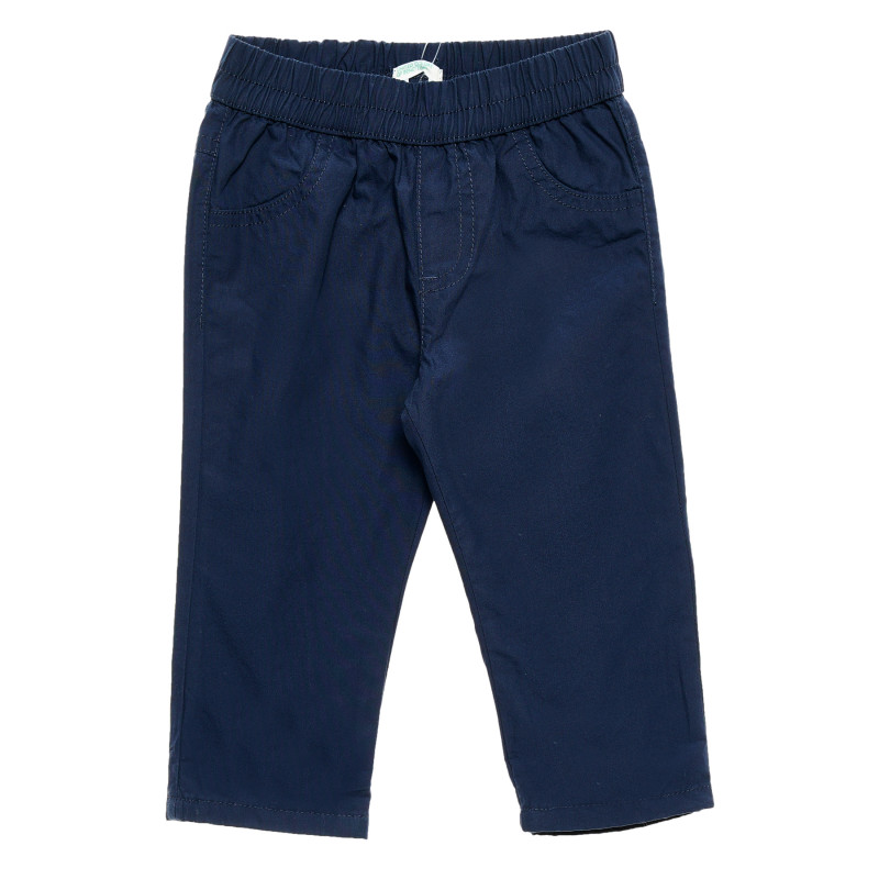Pantaloni cu căptușeală în albastru pentru băieți  213603