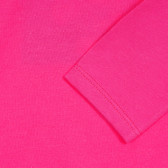 Bluză roz cu mâneci lungi și imprimeu cu brocart Benetton 213873 3