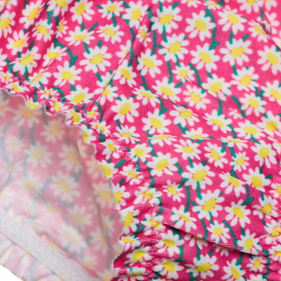 Costum de baie cu imprimeu floral, decorat cu panglici Benetton 214026 2