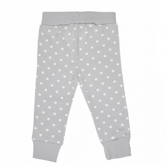 Pantaloni cu imprimeu alb cu buline pentru fetițe Pinokio 214181 4