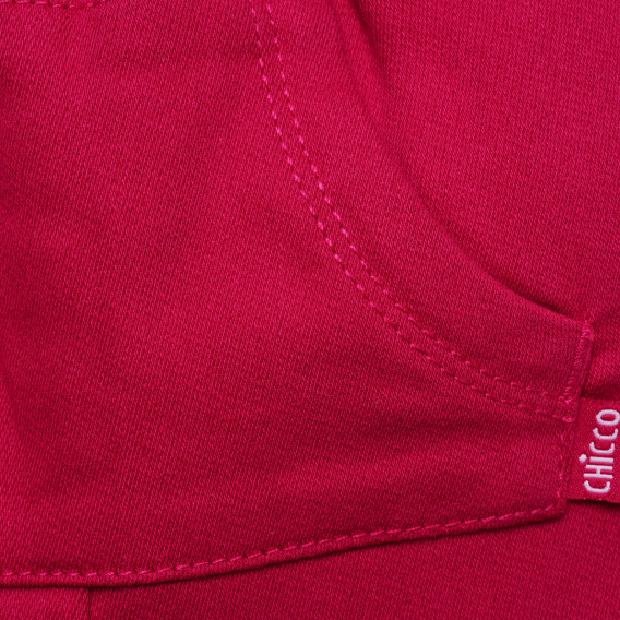 Pantaloni roz pentru fetițe cu buzunar cangur Chicco 214236 5