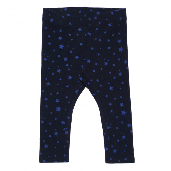 Pantaloni de bumbac, model cu steluțe, pentru fete Chicco 214249 4