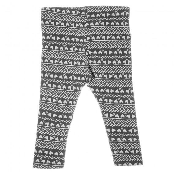 Pantaloni de bumbac cu imprimeuri, pentru fete Chicco 214253 6
