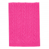 Eșarfă din lână cu relief, roz Benetton 214362 2