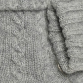 Mănuși de iarnă cu tricot în relief pentru bebeluși, gri Benetton 214376 2