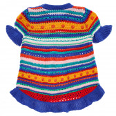 Rochie tricotată cu mâneci scurte pentru un bebeluși multicoloră Benetton 214380 4