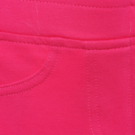Colanți din bumbac, în roz Benetton 214440 2