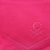 Colanți din bumbac, în roz Benetton 214441 3