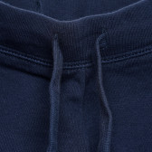 Pantaloni din bumbac cu sigla mărcii, gri Benetton 214496 2