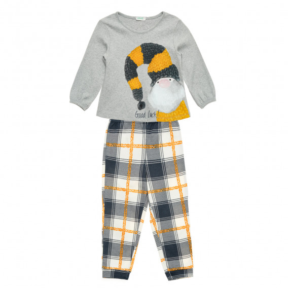 Pijamale pentru bebeluși, multicolore Benetton 214519 