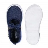 Pantofi Beppi albaștri pentru băieți cu bandă elastică și fundiță Beppi 214890 7