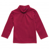 Bluză din bumbac cu guler polo pentru bebeluși, roșie KIABI 215462 