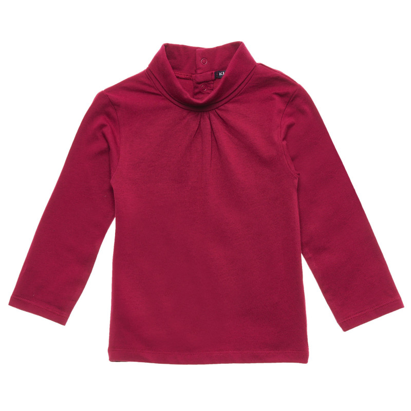 Bluză din bumbac cu guler polo pentru bebeluși, roșie  215462