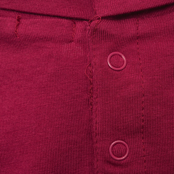 Bluză din bumbac cu guler polo pentru bebeluși, roșie KIABI 215464 3