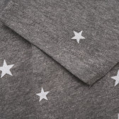 Pijamale cu imprimeu stele gri și roz KIABI 215542 4
