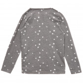 Pijamale cu imprimeu stele gri și roz KIABI 215543 5