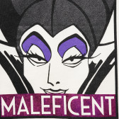 Bluză cu mâneci lungi și imprimeu Maleficent, albă Benetton 215815 2