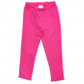 Set de bluză din bumbac cu mâneci lungi și pantaloni, roz Benetton 215984 6