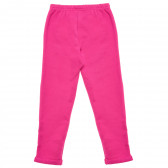 Set de bluză din bumbac cu mâneci lungi și pantaloni, roz Benetton 215985 7