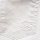Pantaloni de culoare albă Benetton 216033 3