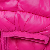 Geacă de iarnă, de  culoare roz Benetton 216061 3