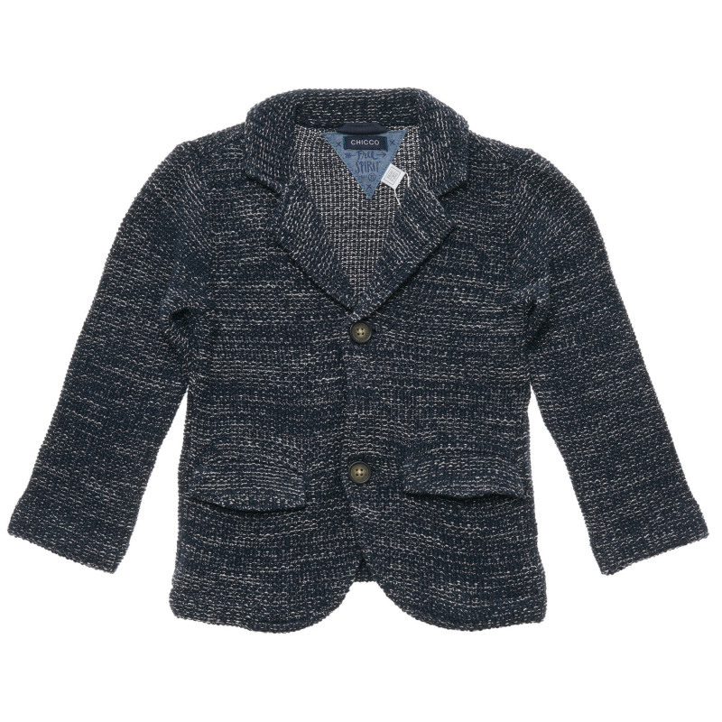 Jachetă de bumbac pentru băieți, bleumarin  216221