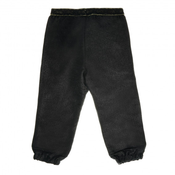 Pantaloni negri cu fire strălucitoare pentru fete Chicco 216305 2