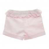 Pantaloni roz, cu volane la buzunare, pentru fetiță Chicco 216360 4